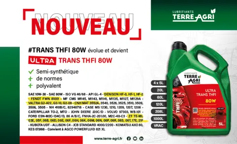 TRANS THFI 80W évolue et devient ULTRA TRANS THFI 80W !