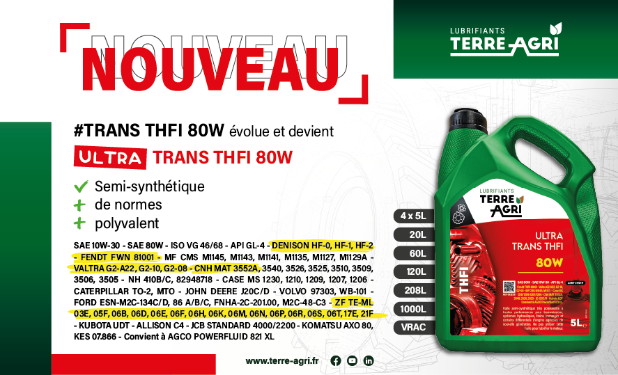 TRANS THFI 80W évolue et devient ULTRA TRANS THFI 80W !